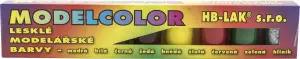 HB-Lak Modelcolor lesklé modelářské barvy, sada 9× 20 g