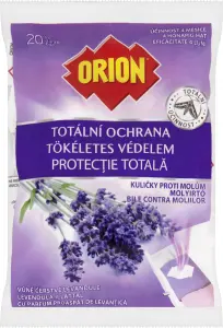 Orion Fragance, kuličky proti molům, levandule, 20 ks
