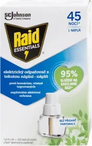 Raid Essentials náhradní náplň do elektrického odpařovače, 21 ml, 45 nocí