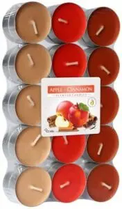 Bispol čajové svíčky vonné jablko & skořice 30 ks