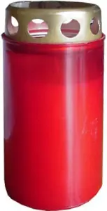 Bispol hřbitovní svíčka s krytem, hoření 36 hodin, 130 g