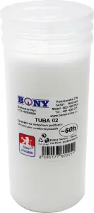 Bony svíčka hřbitovní, náhradní náplň 02, průměr 5,6 cm, výška 14 cm, hoření 60 h, 200 g