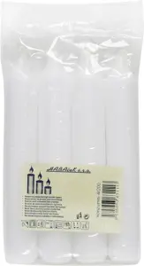 HABAčeK konzumní svíčky, 4 ks v balení