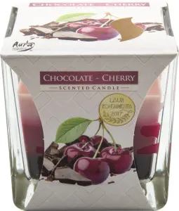 Bispol vonná svíčka tříbarevná čokoláda a višeň, 170 g