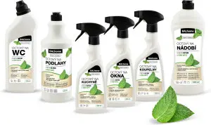 Balhome octový čistič na koupelny s vůní máty 500 ml, rozprašovač