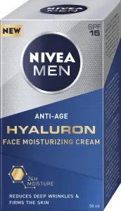 Nivea Men Hyaluron Moisturizer pánský pleťový krém proti vráskám, 50 ml
