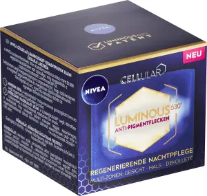 Nivea Cellular Luminous630 noční krém proti pigmentovým skvrnám, 50 ml