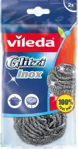 Vileda Inox drátěnka, 2 ks