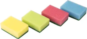 Vileda Style houbičky na nádobí s drátěnkou, 9 + 1 ks