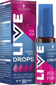 Schwarzkopf Live Drops Růžový květ barvicí kapky na vlasy, 30 ml