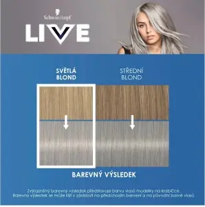 Schwarzkopf Live Urban Metallics barva na vlasy U71 Metallic Silver