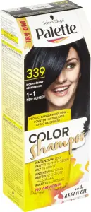 Schwarzkopf Palette Color Shampoo barva na vlasy 339 modročerná, 50 ml