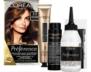 L'Oraál Paris Préférence barva na vlasy 5.0 světle hnědá