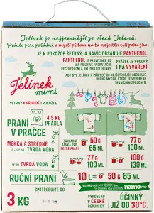 Jelínek mimi prací prášek pro miminka, 60 praní, 3 kg