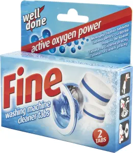 Well Done Fine tablety na čištění pračky 2 x 40 g