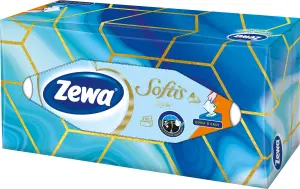 Zewa Softis Style Box 4vrstvé papírové kapesníky, 80 ks