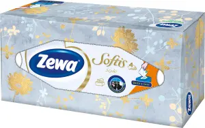 Zewa Softis Style Box 4vrstvé papírové kapesníky, 80 ks
