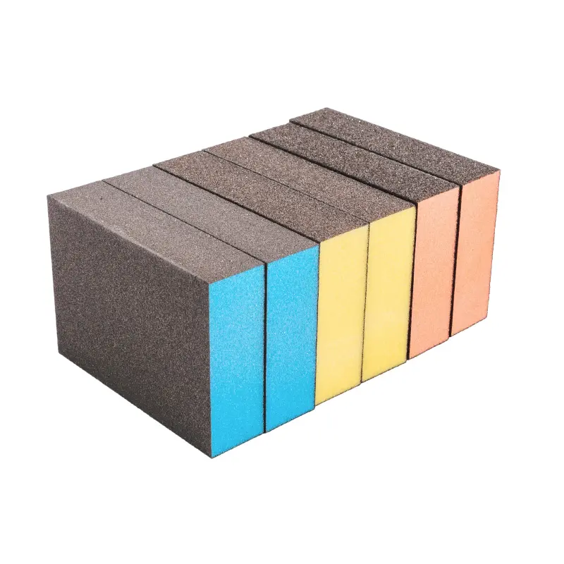 Brusná houba tuhá 1bal/6ks | 100x70x25 mm, zr. 80/120/240