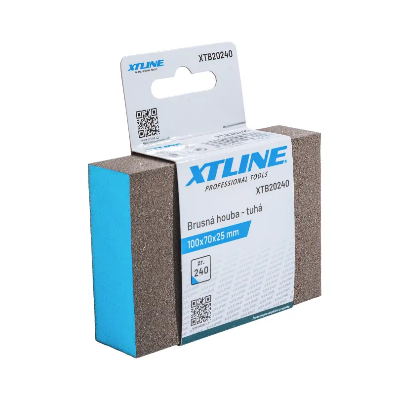 Brusná houba tuhá | 100x70x25 mm, zr. 240