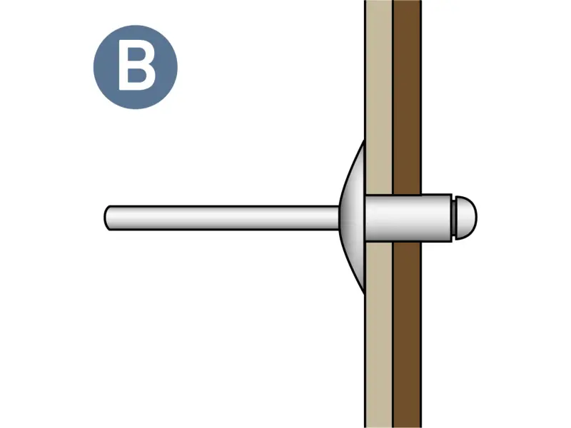 Pistole nýtovací aku SHARE20V, BRUSHLESS, 2 Ah