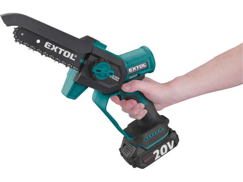 Pila řetězová aku jednoruční SHARE20V, 13 cm, BRUSHLESS, 2 Ah