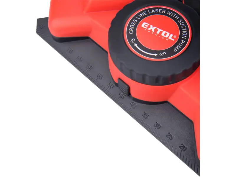 Laser zelený-úhelník 90°, s elektrickým přísavným modulem