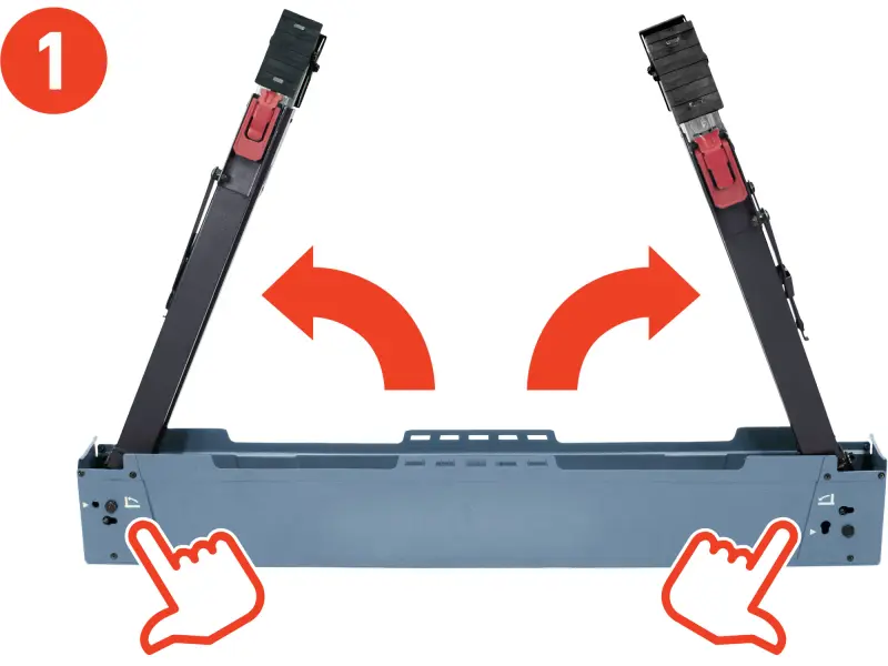 Koza stavební skládací 1kus, nosnost 550 kg, výška 60-85 cm
