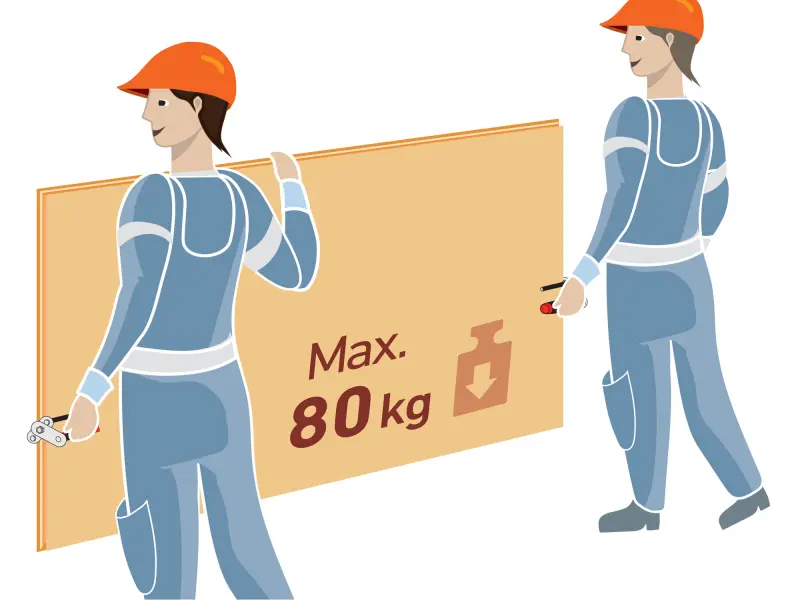 Nosič desek kovový, sada 2 ks, nosnost až 80 kg/pár