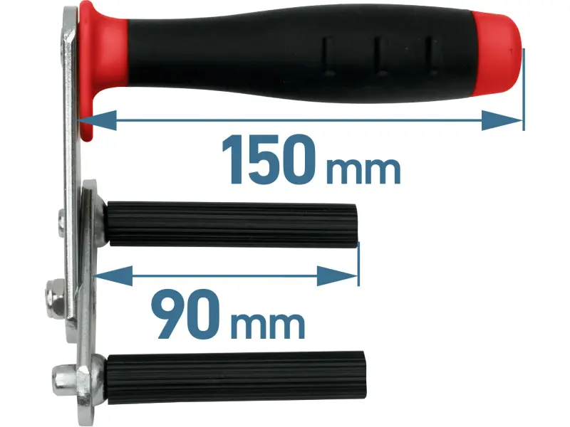 Nosič desek kovový, sada 2 ks, nosnost až 80 kg/pár