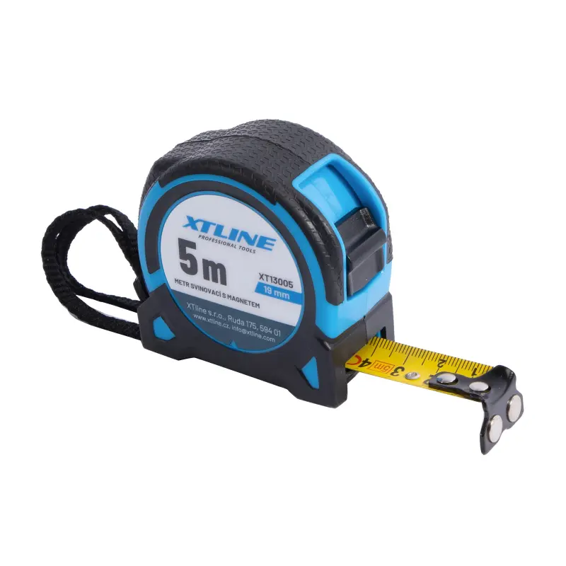 XTLINE Metr svinovací s magnetem | 5m x 19 mm