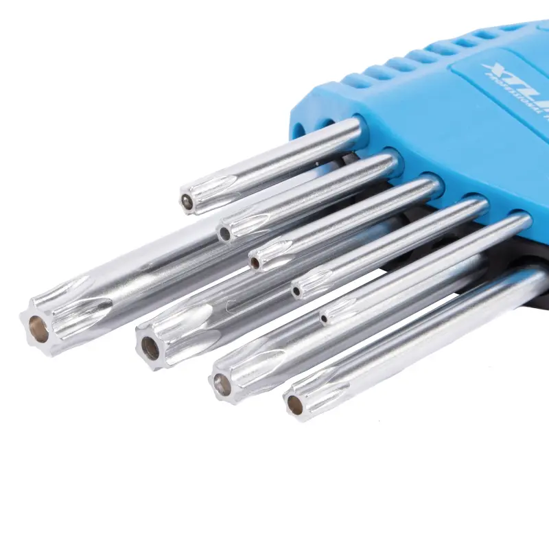 XTLINE Sada TRX klíčů s otvorem 9 dílů | T10-T50