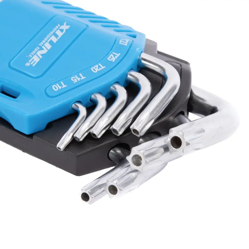 XTLINE Sada prodloužených TRX klíčů s otvorem | T10-T50, 9 dílů