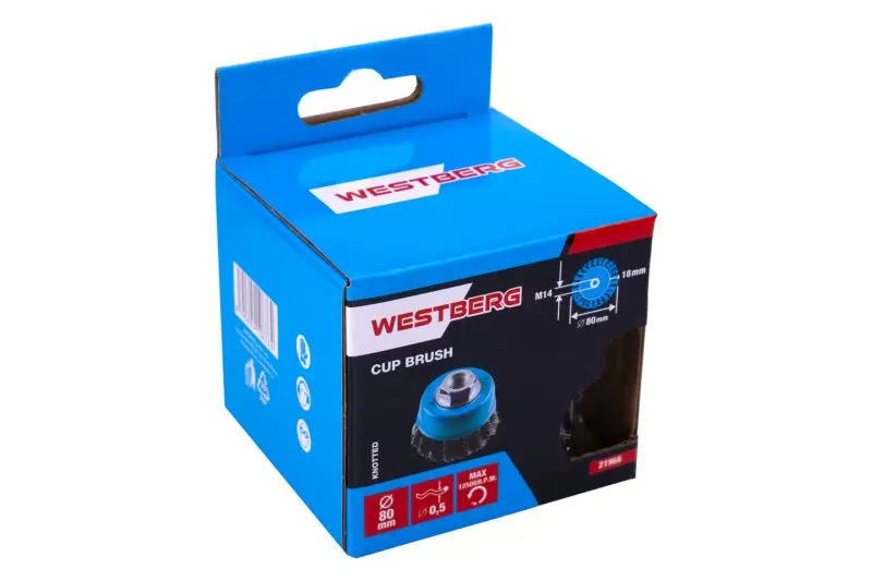 Kartáč rotační hrnkový copy WESTBERG 80mm M14