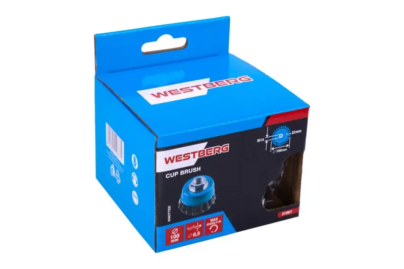 Kartáč rotační hrnkový copy WESTBERG 100mm M14