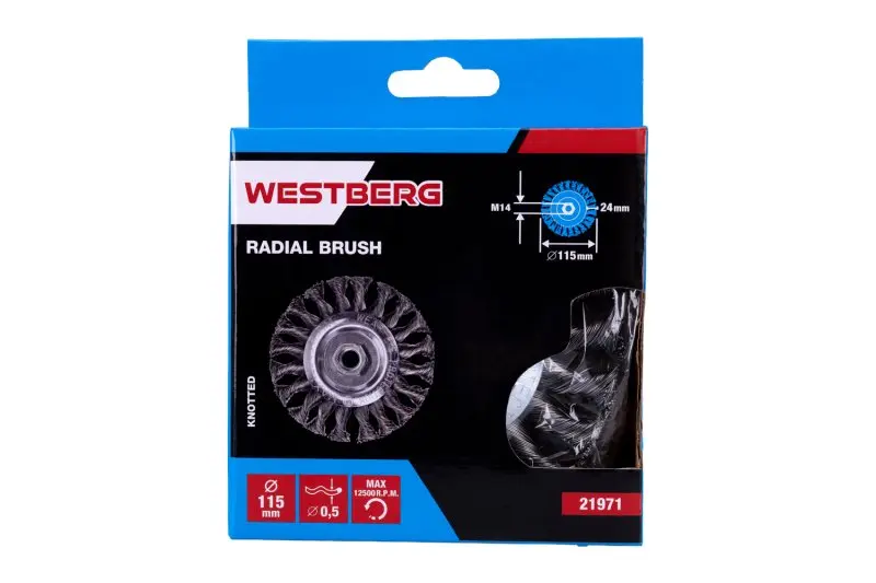 Kartáč rotační radiální copy WESTBERG 115mm M14