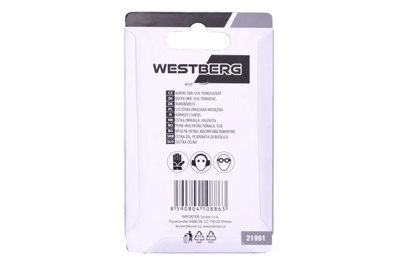 Kartáč rotační radiální vlnitý WESTBERG 50mm stopka