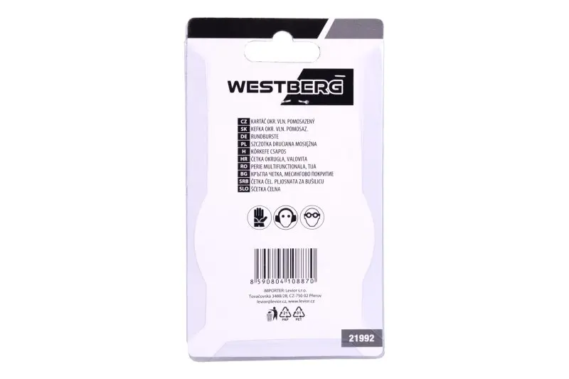 Kartáč rotační radiální vlnitý WESTBERG 63mm stopka