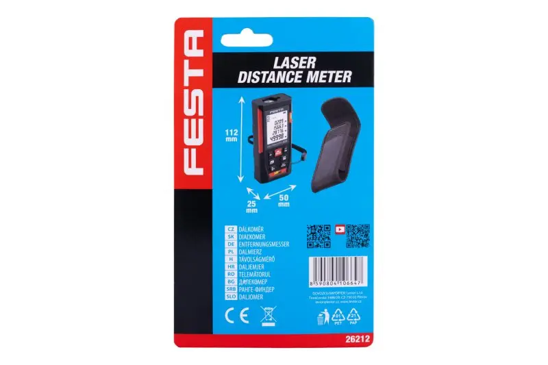 Laserový dálkoměr FESTA 80m