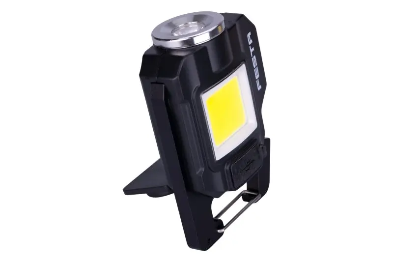 LED COB MINI nabíjecí svítilna FESTA 750lm IP44 s magnetem a karabinou
