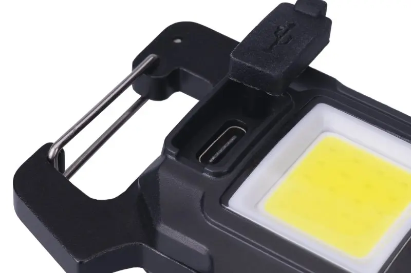 LED COB MINI nabíjecí svítilna FESTA 750lm IP44 s magnetem a karabinou