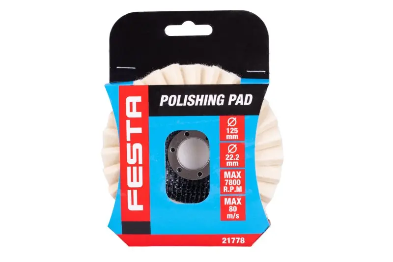 Kotouč leštící filcový lamelový FESTA 125 mm/22,2 mm