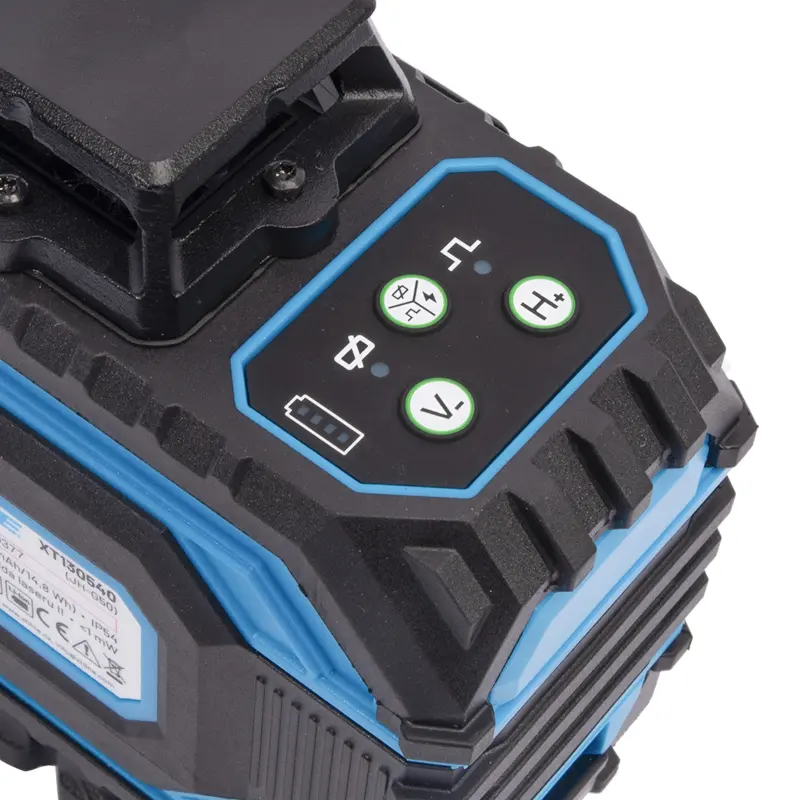 Laser samonivelační křížový 360° / 4D + příslušenství | zelený paprsek