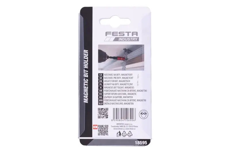 Nástavec na bity 1/4" FESTA Industry s magnetickým nástavcem