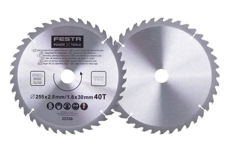 Kotouč pilový FESTA SK 255/2,8/30mm 40T