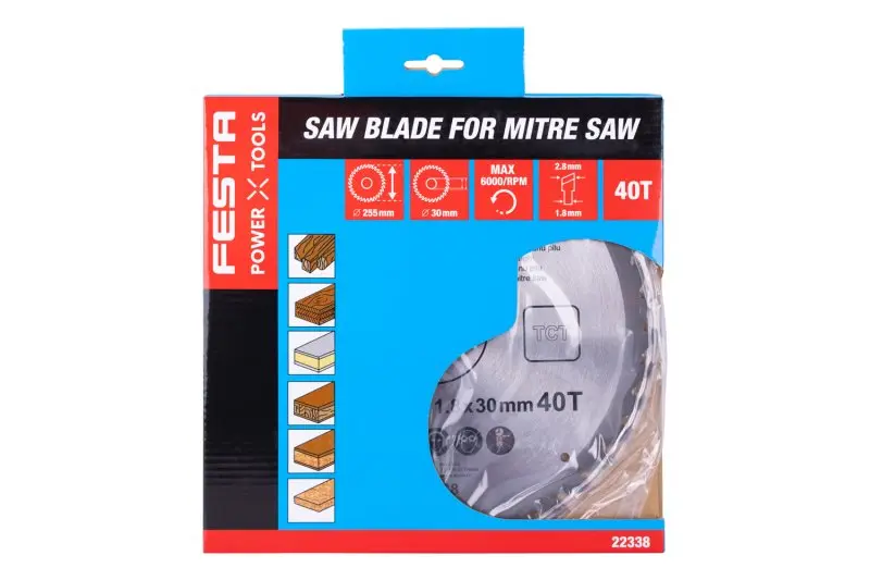 Kotouč pilový FESTA SK 255/2,8/30mm 40T