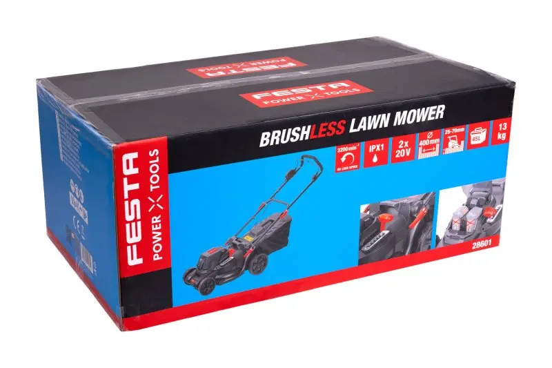 Sekačka na trávu AKU FESTA  Brushless 2x20V 40cm, 45l  SHARE 20V bez baterií a nabíječky