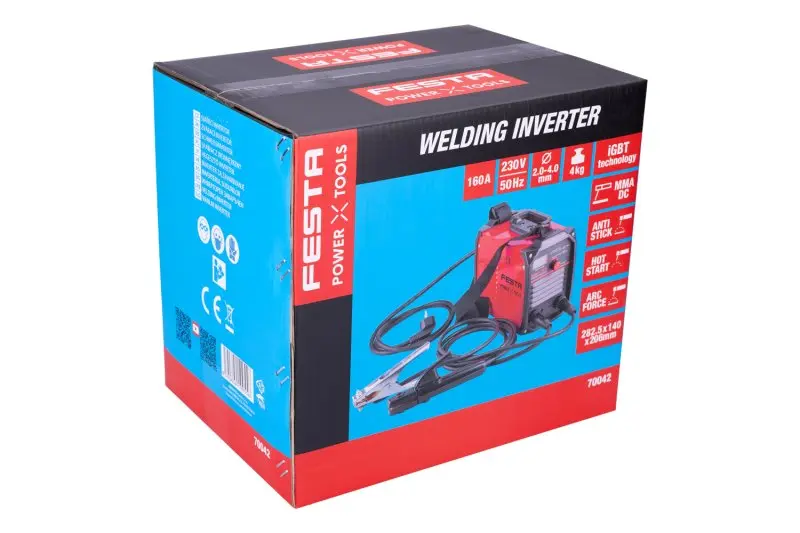 Invertor svářecí FESTA MMA 160 A, 230 V
