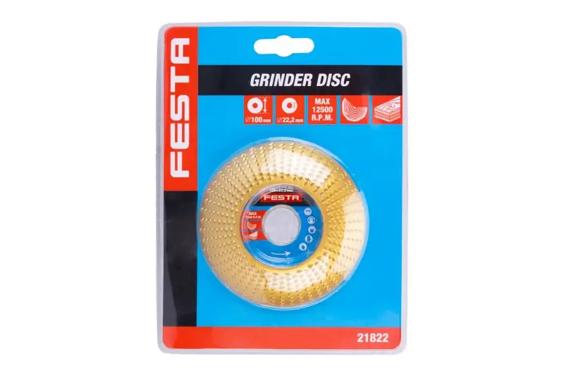 Kotouč rašplový oblý  FESTA 100 mm 22,2 mm