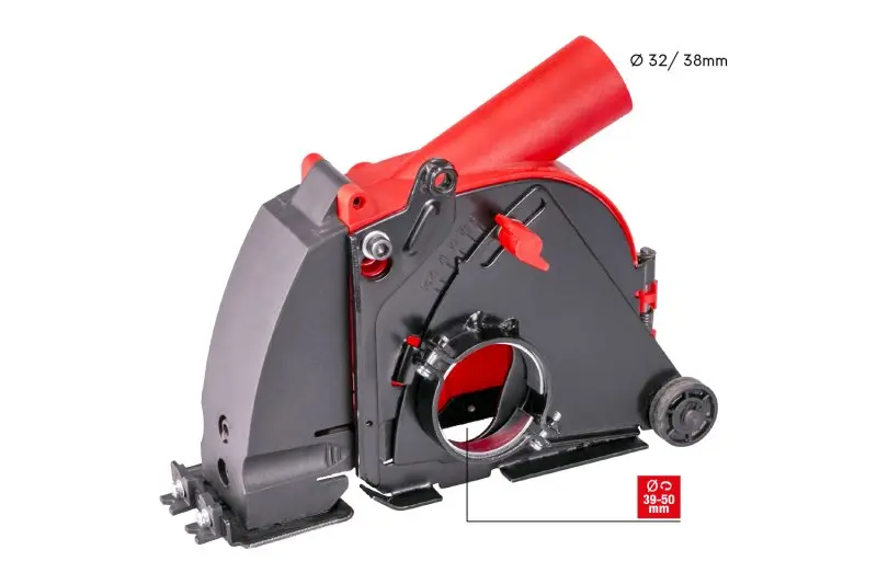 Odsávací a drážkovací kryt FESTA pro úhlovou brusku - kotouč max. 125 mm