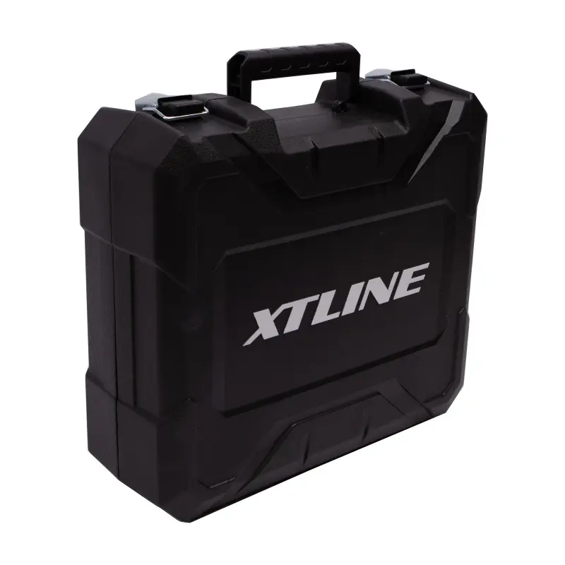 XTLINE Aku vrtačka 2v1 bezuhlíková 18 V, 45 Nm + baterie 2.0 Ah + nabíječka 2.4 A + box
